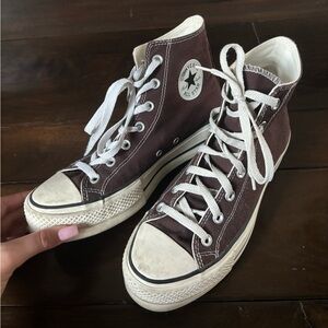 Platform Brown Hightop Converse